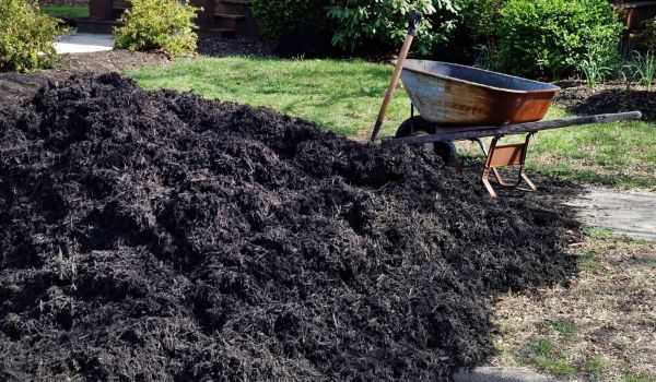 Black Mulch Delivery in Owasso