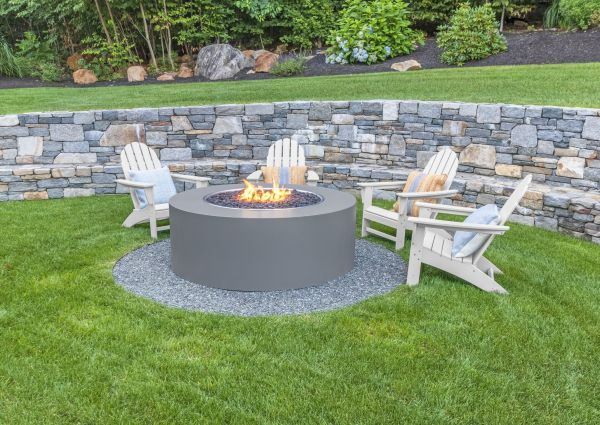 Fire Pit Landscaping in Owasso