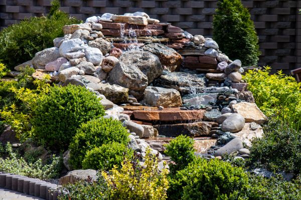 River Rock Landscaping in Owasso
