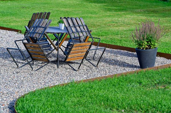 Metal Edging Installation in Owasso