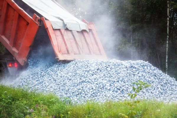 Limestone Gravel Delivery in Owasso