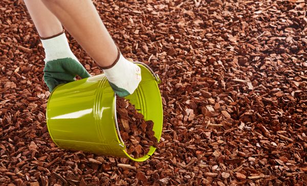 Wood Chip Landscaping in Owasso
