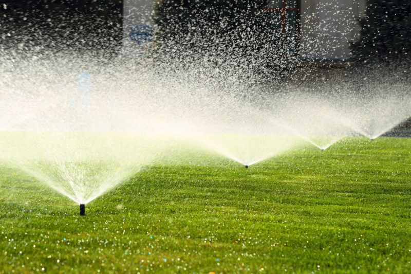 Lawn with Sprinkler System